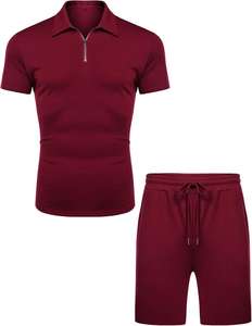 Logo personnalisé été hommes football formation Jogger ensemble short pour hommes 2 pc costume t-shirt et short ensemble - Product Image 2