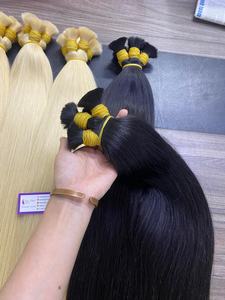 Cheveux humains vietnamiens les plus vendus, grandes quantités, 100 % purs, lisses, qualité double drawn, sans limite de quantité - Product Image 5