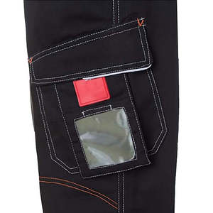 Pantalons de travail pour hommes, décontractés, légers, durables, en coton, pantalons cargo respirants, uniforme de sécurité pour l'atelier et la construction - Product Image 4