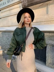 Veste de Baseball Réversible pour Homme, Manteau Régulier Automne Hiver Bomber Coupe-Vent, Nouveau Design Varsity, Respirant - Product Image 2