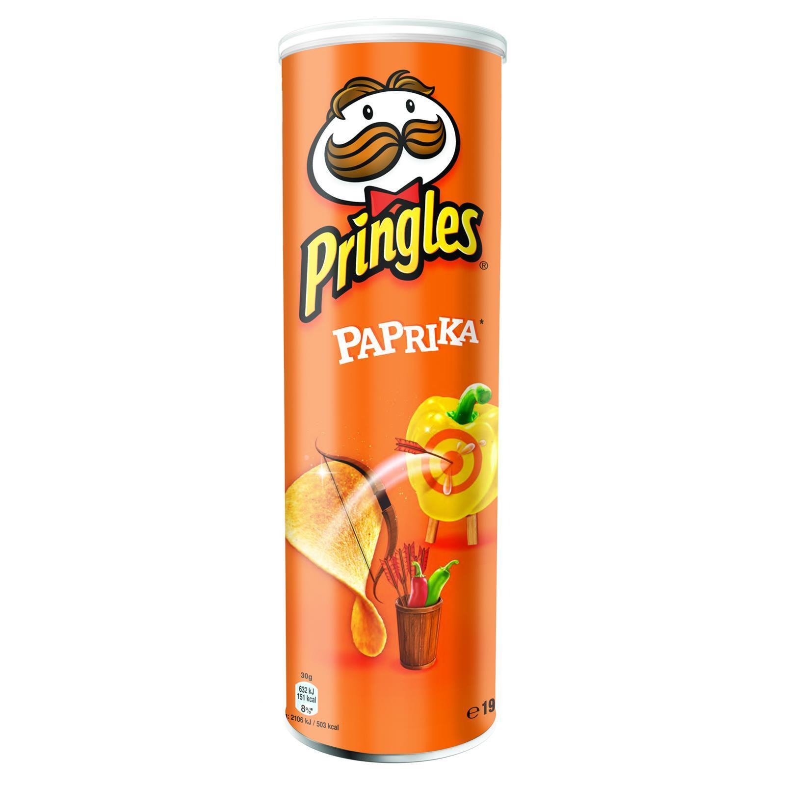Pringlle картофельные чипсы 165 г всех ароматизаторов
