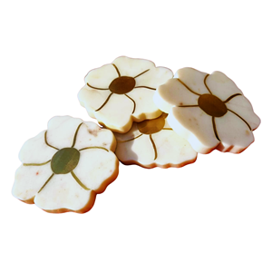 Sous-verre en bois personnalisé en émail doré avec os fait à la main et incrustation de laiton fabriqué en Inde - Product Image 5