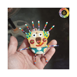 Juguetes artesanales de madera con acabado natural-seguros y ecológicos, vienen con juguetes de animales de madera - Product Image 3