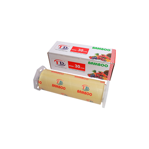 Película adhesiva de PVC de alta calidad para alimentos, película adhesiva de plástico para alimentos con cortador, envoltura de película elástica, ancho de 30 45cm - Product Image 5