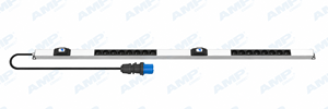 PDU de rack vertical 42U, 18 prises Schuko, double disjoncteur 16A, câble 3x4mm², unité de distribution d'alimentation - Product Image 1