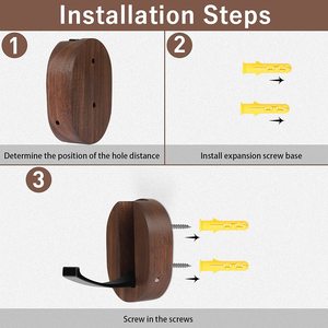 Natural Wood <b>Coat</b> <b>Hook</b> with Painted Finish Wall-Mounted Key Holder for Home Decoration <b>Door</b> <b>Hooks</b> Storage Rack - Product Image 6