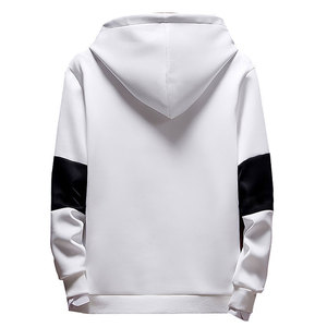 Pull à capuche en coton pour hommes, couleur unie, taille et logo personnalisables, sweats à capuche pour hommes avec service OEM, nouvel arrivage - Product Image 2