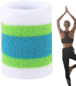 Bracelet de sport pour hommes et femmes-Bandeau anti-humidité en tissu éponge athlétique pour le tennis, le basket-ball, la course à pied, la salle de sport, - Product Image 4