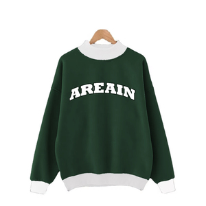 Vente en gros d'usine, vêtements décontractés pour femmes, col montant, logo sur le devant, 100% coton, léger, respirant, vêtements d'hiver - Product Image 5