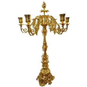 Maison Hôtel Restaurant Bougie Pilier Décoration Extérieure Bougeoir Argent Finition Antique Ensemble De 2 Vente Chaude - Product Image 3