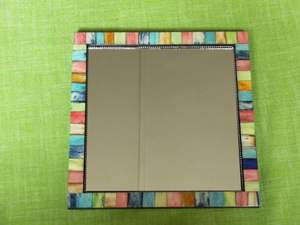 Espejo de pared con incrustaciones de hueso hecho a mano de lujo, diseño de corona Floral en blanco y negro para decoración moderna del hogar a bajo precio - Product Image 6