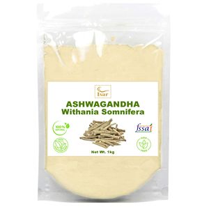 Poudre de racine d'ashwagandha de qualité supérieure 100% pure, qualité alimentaire, biologique (Withania Somnifera) pour stimuler le niveau d'énergie - Product Image 1