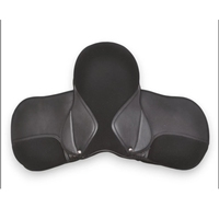 Selle de cheval en cuir véritable de style anglais occidental de haute qualité avec arceau en bois - Selle polyvalente