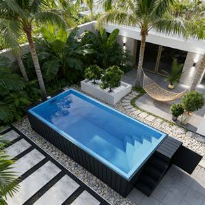 Piscina portátil de agua para niños, piscina elevada, piscina exterior - Product Image 3