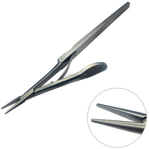 WORLD PRECISION SURGICAL Portaagujas Quirúrgico Manual de Acero Inoxidable, Instrumento Quirúrgico Dental, Certificado CE Clase II TC - Product Image 1