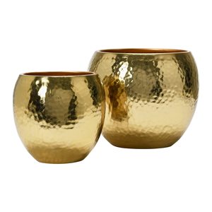 Top Selling Online Luxury Gold Finishing Metal Planter with <b>Stand</b> Home and Garden Floor Decoration Stylish Planters - Product Image 4