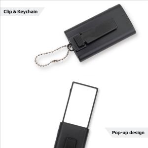 Leading Extreme 2.5x 34x56mm Lens Premium Handheld Pocket Sized Pop-Out LED <b>Lighted</b> <b>Magnifying</b> Glass Acrylic Optical Instrument - Product Image 5