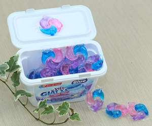 Fourniture de comprimés liquides de détergent à lessive au sel bleu rose écologique-Pods-36 comprimés * 13g de haute qualité - Product Image 3