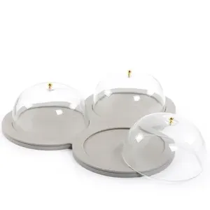 โดมสำหรับเสิร์ฟอาหารและของหวานทำจากหนังแก้วดีไซน์ใหม่ - Product Image 4