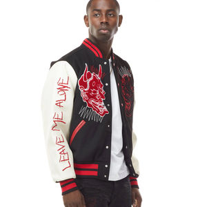 OEMODM Service Pakistan Fabricante Hombres Lettermen Jacket Factory Precio bajo Active Wear Hombres Varsity Jacket - Product Image 3