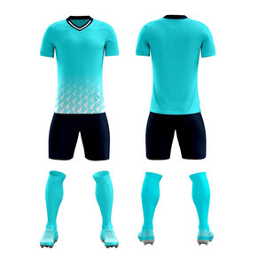 Ensemble d'uniformes de football sur mesure Chemises et hauts à découpe automatisée pour adultes Vêtements de football - Product Image 1
