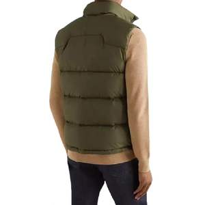 High Quality Custom Logo Down Puffer Vest Men Down Vest Lightweight <b>Wind</b> <b>Breaker</b> Waistcoat Vest with Pocket - Product Image 3