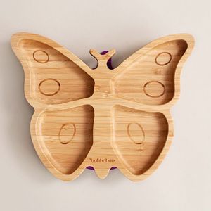 Plato de madera hecho a mano para niños, placa de alimentación de madera de acacia dividida ecológica y mango, plato de alimentación múltiple para niños pequeños - Product Image 4