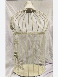 Jaula de pájaros dorada brillante real hecha a mano colgante de Metal diseño de acabado elegante caja de jaulas decorativas de boda ecológicas para mascotas - Product Image 2