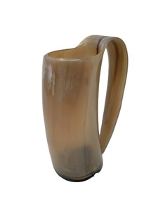Tendance Vikings Tasses En Corne Naturelle Buffalo Pour Boire Une Tasse À Bière Et À Vin Avec Poignée De Maintien Et Pour Bar Décoratif Hôtel - Product Image 3