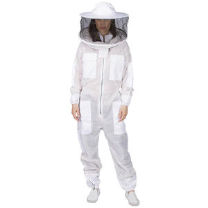 Manufacturer Ventilated 3 Layers Poly Cotton <b>Bee</b> <b>Suit</b> with Round Veil Breathable Beekeeping <b>Suit</b> for Beekeepers Beekeeping <b>suit</b> - Product Image 6
