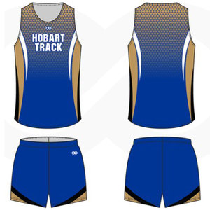 Vente en gros de couleurs contrastées sur mesure Sublimation à séchage rapide Ensembles d'uniformes d'athlétisme pour jeunes 100% polyester Running Jogging Wear - Product Image 6