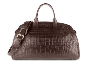 Sac de sport de mode supérieure en cuir véritable et toile avec sac à dos de voyage à fermeture à glissière imperméable en nylon pour hommes et femmes - Product Image 4