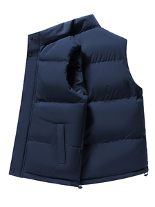 Chaleco Acolchado Reversible de Invierno con Cremallera, Impermeable, Personalizable, sin Mangas, Estilo OEM - Product Image 2