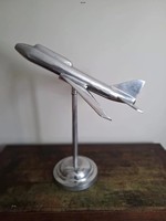Modèle d'avion artisanal en aluminium de style Art déco, avion vintage, support de table, décoration d'intérieur, haute qualité, livraison rapide