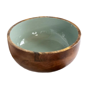 ชามไม้ธรรมชาติ ดีไซน์คลาสสิก สำหรับเสิร์ฟสลัด ซุป ผลไม้ ของหวาน จานอาหาร งานปาร์ตี้ ชามไม้ทำมือ - Product Image 5