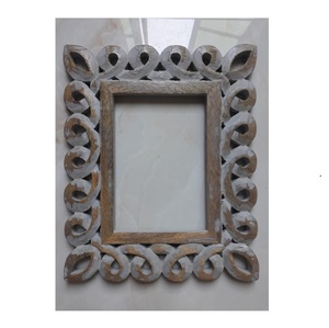 กรอบรูปฝังกระดูกกรอบรูปอัลบั้มดอกไม้สีดำตัดกันตกแต่งด้วยอเมซอน - Product Image 6