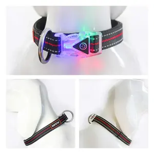 Meilleure qualité meilleures ventes collier de chien clignotant personnalisé LED pour noël - Product Image 4