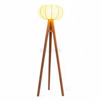 Plafonnier LED encastré en gros, design rustique avec éclairage doux et base en bambou pour chambre et salon