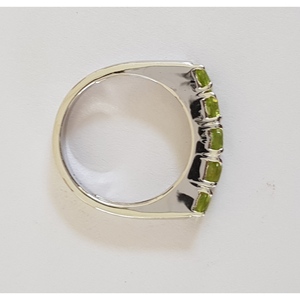 Anillo de Peridoto Natural para Mujer Shah Gems en Plata de Ley 925, Anillo con Piedra Preciosa para Regalo Especial - Product Image 3