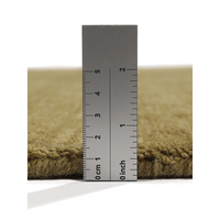 Moderner, handgeknüpfter Wollteppich in Olivgrün – Hochwertiger, tierfreundlicher, rutschfester, gepolsterter, waschbarer Teppich mit weicher Textur und stilvollem Design