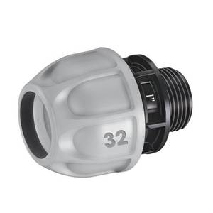 Claber RAINJET 90271 Tuyau en polyéthylène (1 pouce) avec raccords filetés pour système d'irrigation de jardin - Product Image 1