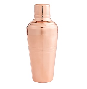 ชุดเชคเกอร์ผสมเครื่องดื่มค็อกเทลสำเร็จรูปทำจากเหล็กทองแดงดีไซน์ไม่เหมือนใครอุปกรณ์บาร์แฟนซี - Product Image 1