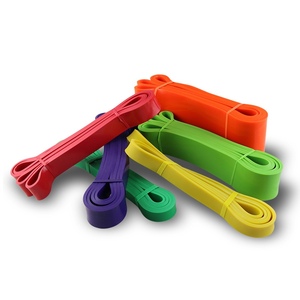 Bandas ajustables para glúteos, banda ancha de poliéster y algodón Natural, látex, para cadera, Fitness - Product Image 1