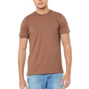 Big And Tall Canvas Unisex Jersey Crew Neck Tees Camiseta BELLA + CANVAS Adulto Unisex Manga corta Crew Cotton Orange Tees Camiseta - Product Image 1