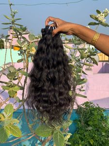 100% Paquetes de cabello virgen de templo indio crudo Extensiones de cabello de un solo donante natural sin procesar para venta al por mayor - Product Image 2