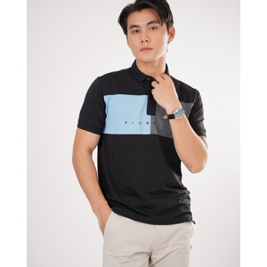 เสื้อโปโลมีกระดุมโพลีเอสเตอร์สำหรับผู้ชายเสื้อโปโลกอล์ฟทนทานแบบคลาสสิก - Product Image 1