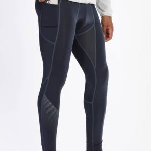 Haute qualité personnalisé unisexe léger Spandex/Polyester Gym Wear tricoté Compression Leggings pour course entraînement vélo poche - Product Image 2