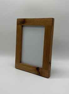 Handcrafted Custom Logo <b>Wood</b> and Resin 5x7 Photo <b>Frame</b> for Home Decor and Weddings - Product Image 2