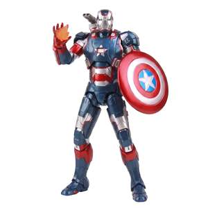 โมเดลฟิกเกอร์ไอรอนแพทริออต Marvel ขนาด 17 ซม. ทำจาก PVC ข้อต่อขยับได้ คุณภาพดี บรรจุในกล่องลายการ์ตูน - Product Image 1