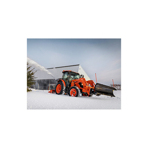 Ensemble complet de tracteurs Kubota avec chargeur frontal et souffleuse à neige comprenant un composant de moteur central - Product Image 3